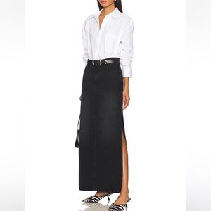 MOTHER Black Maxi Skirt